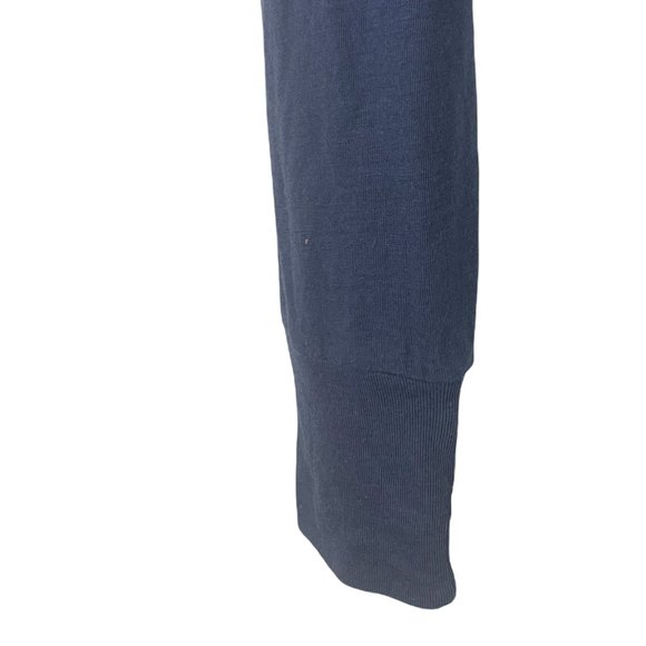 Free People Women's Top Blue Large Knit Undertow Twist Crop - Picture 7 of 10